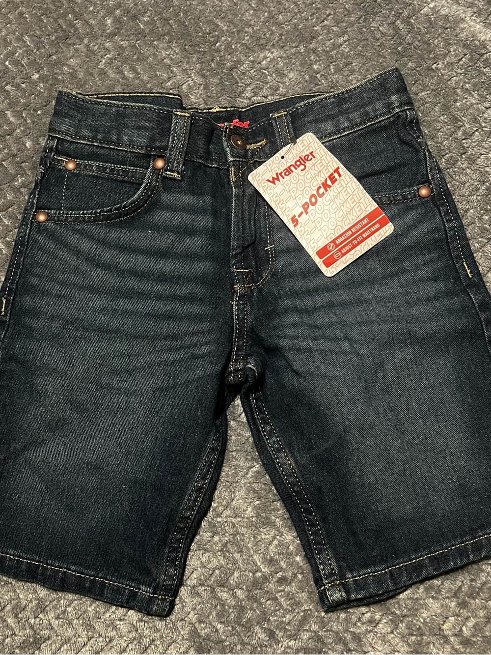 Wrangler Dark Indigo Kids Denim Shorts